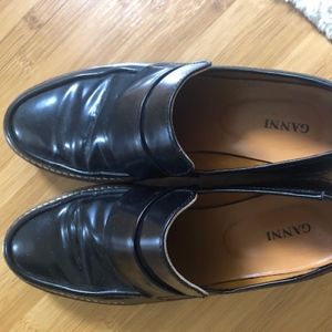 Ganni black loafers